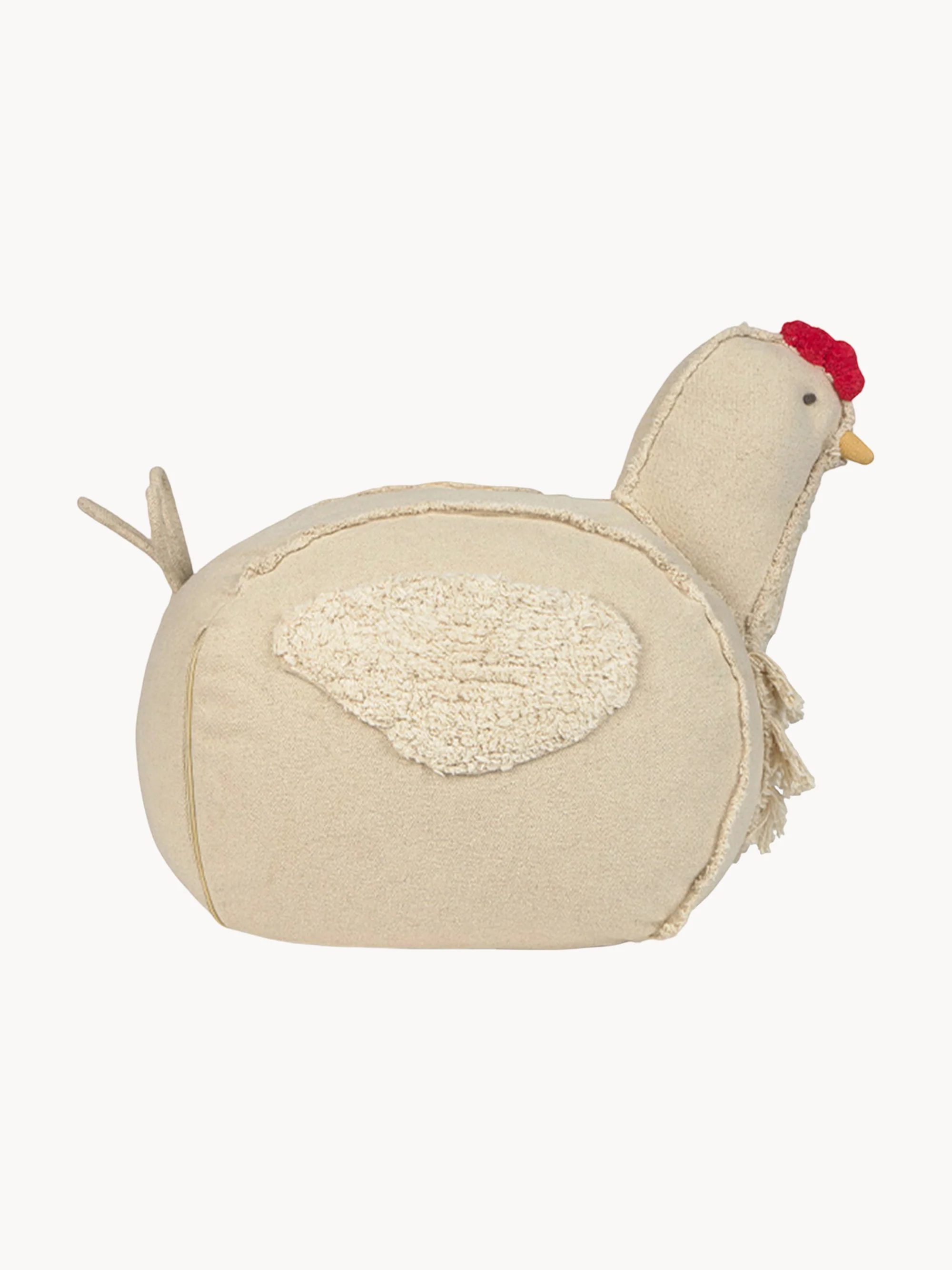 Handgefertigter Kinder-Pouf Farm