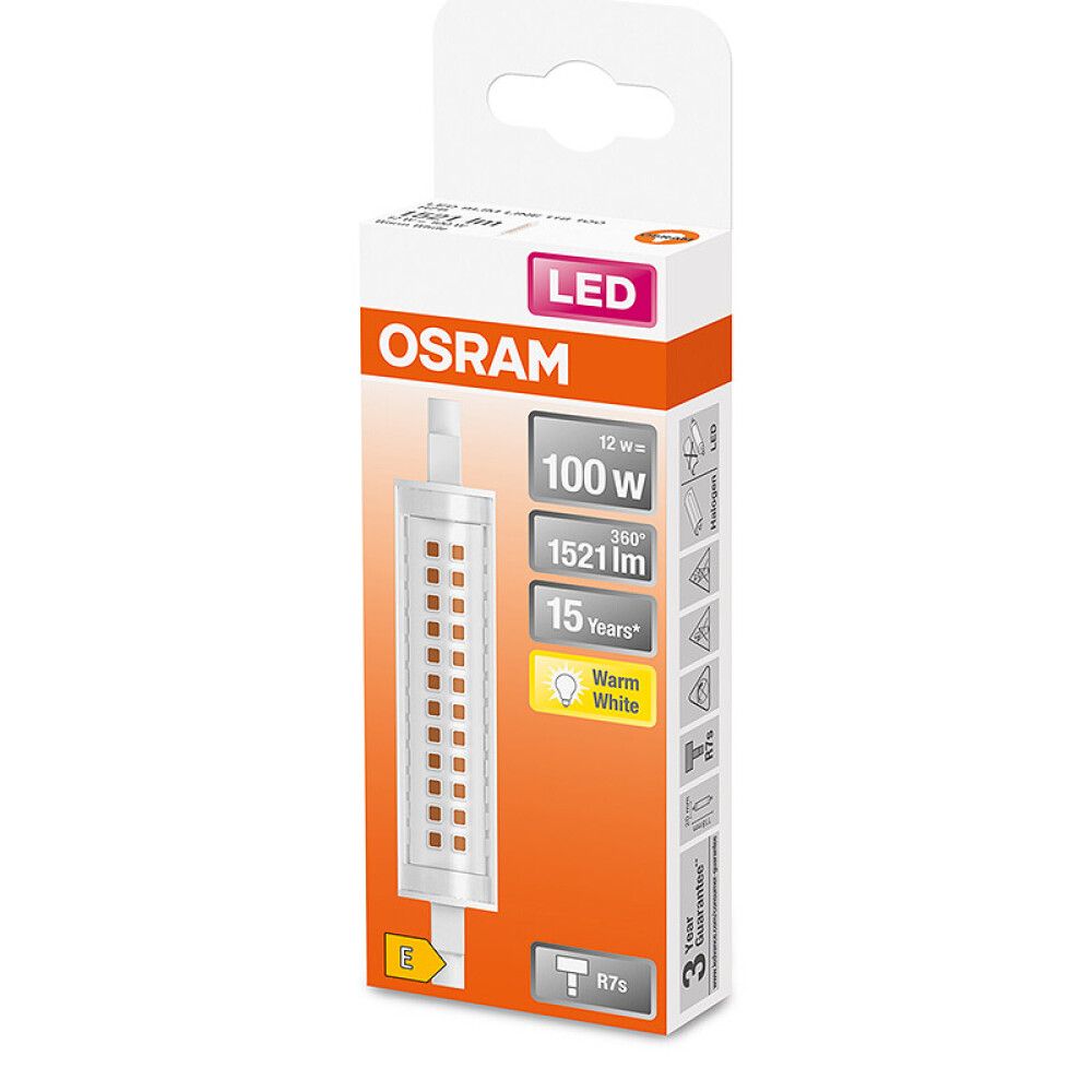 LYSRØR OSRAM LED SLIM LINE R7S 12W