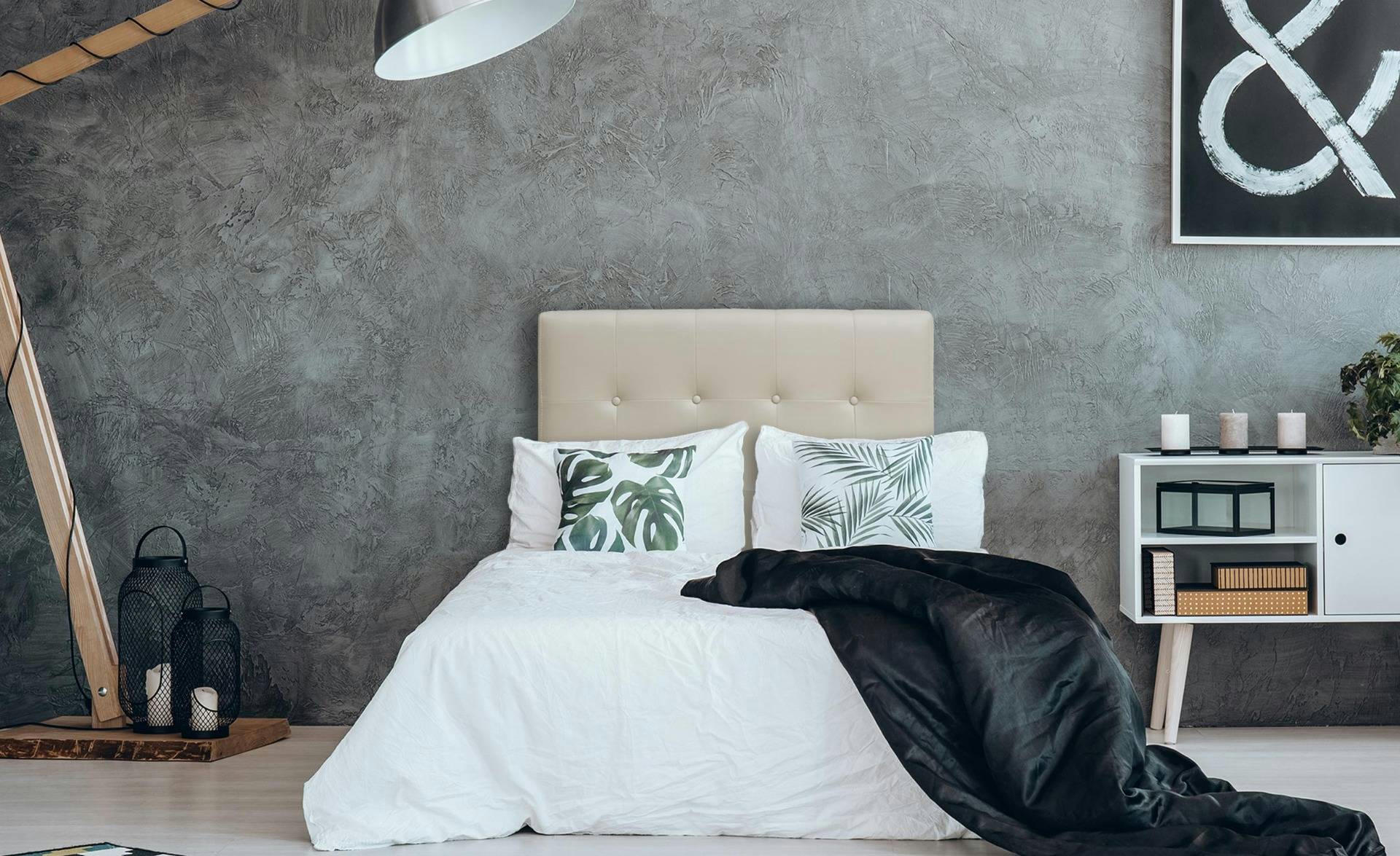 LUXOR - Tête de lit 90cm beige