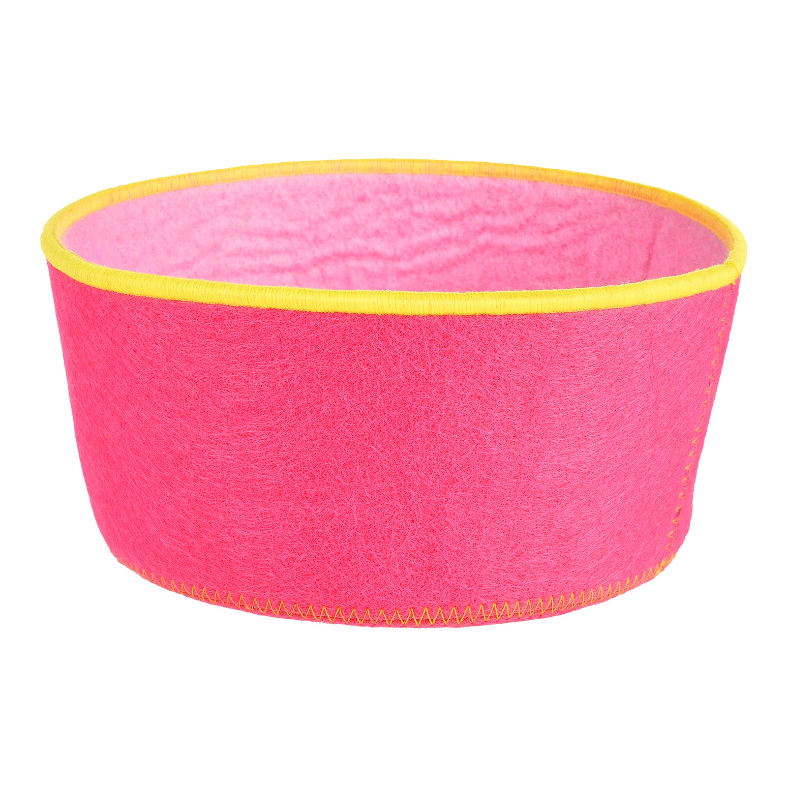 Filz-Aufbewahrungskorb Pink, ⌀ 18.5 cm, H 80 mm