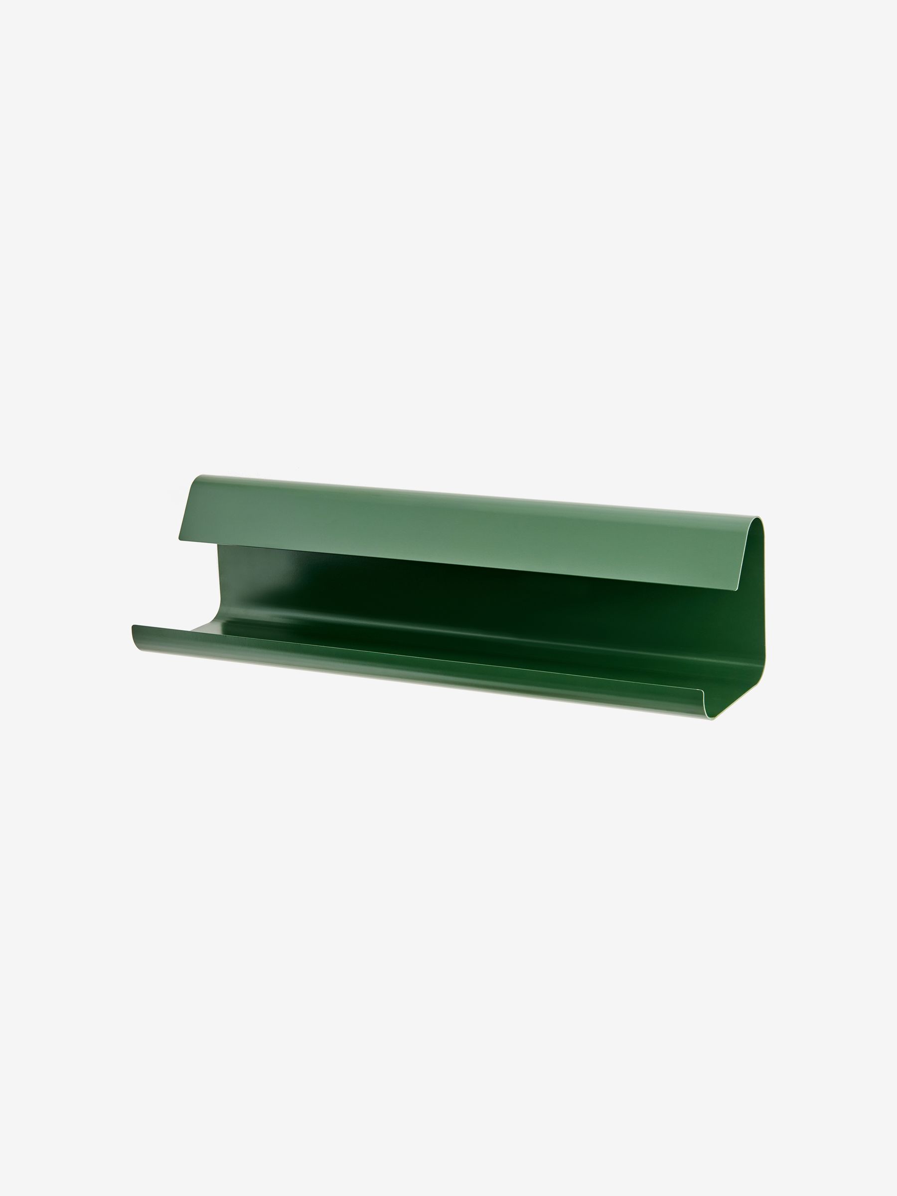 Wesley Metal Display Wall Shelf in Dark Green