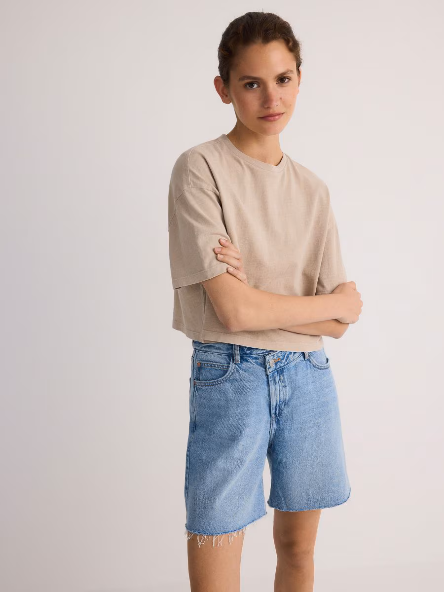 T-Shirt With Wash Effect