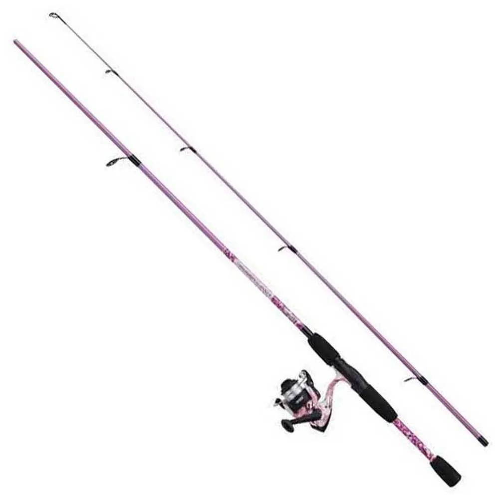 Mitchell Tanager Pink Camo II Spinning Combo