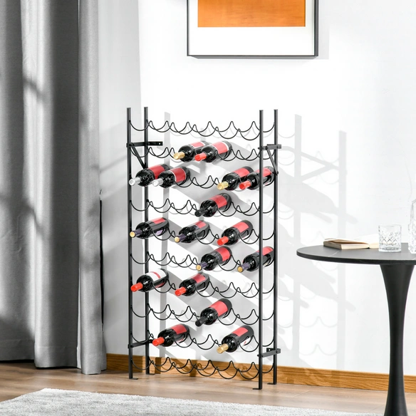 Weinregal, BxH: 20,5 x 118 cm, Metall