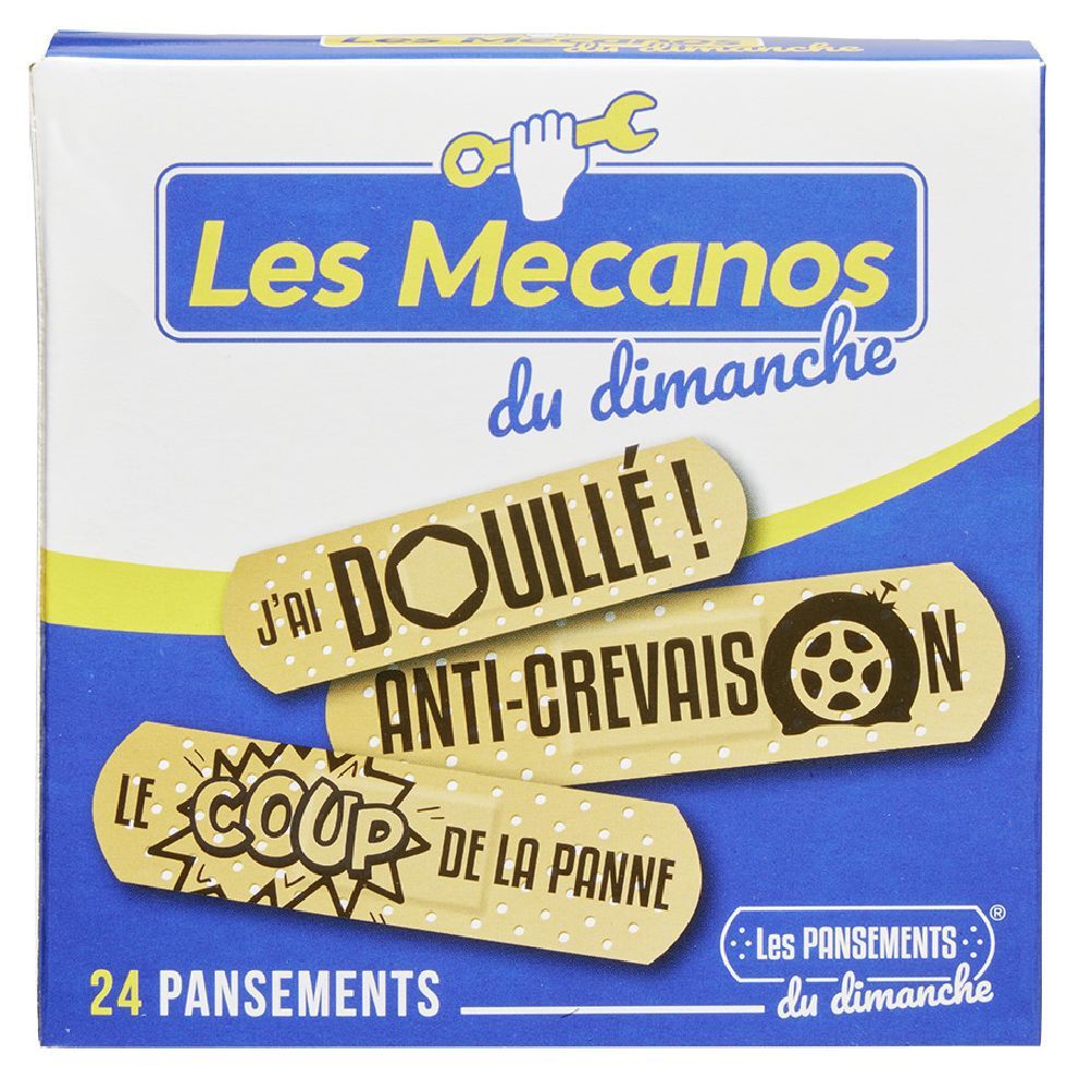 Pansement humoristique Mécano x24