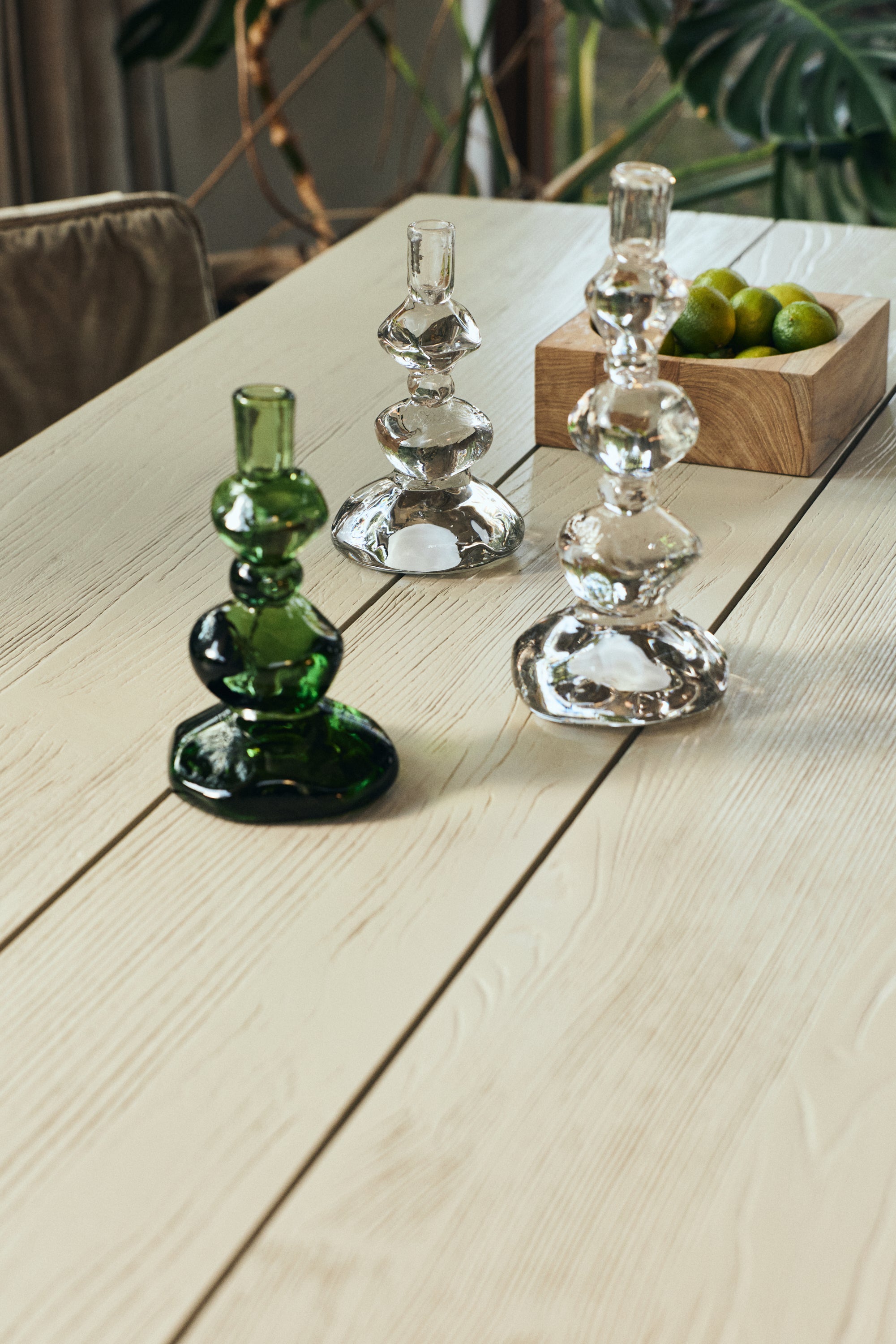 HKliving Nienke Sikkema Kandelaar Medium - Crystal