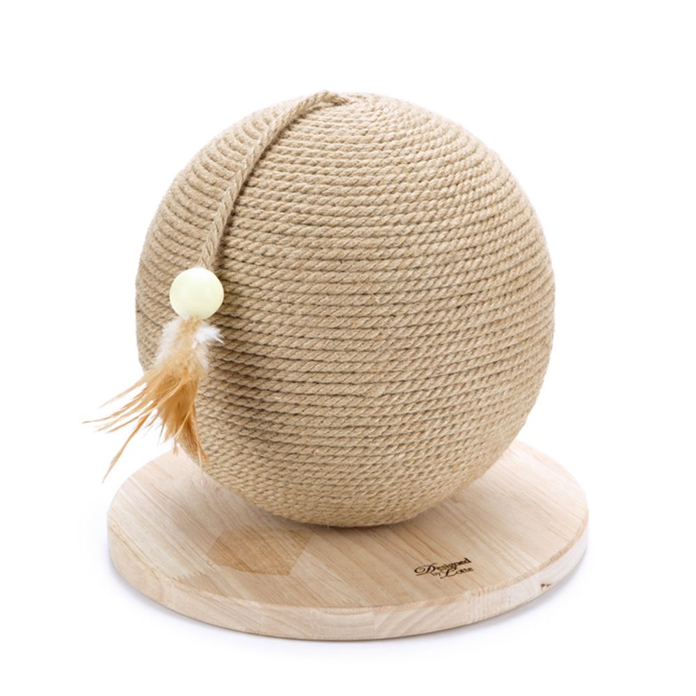 Designed by Lotte Balty M Wooden Scratching Ball