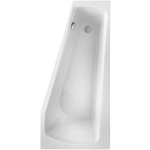 Badewanne »Bahia«, BxHxL: 75 x 42 x 160 cm, asymetrisch