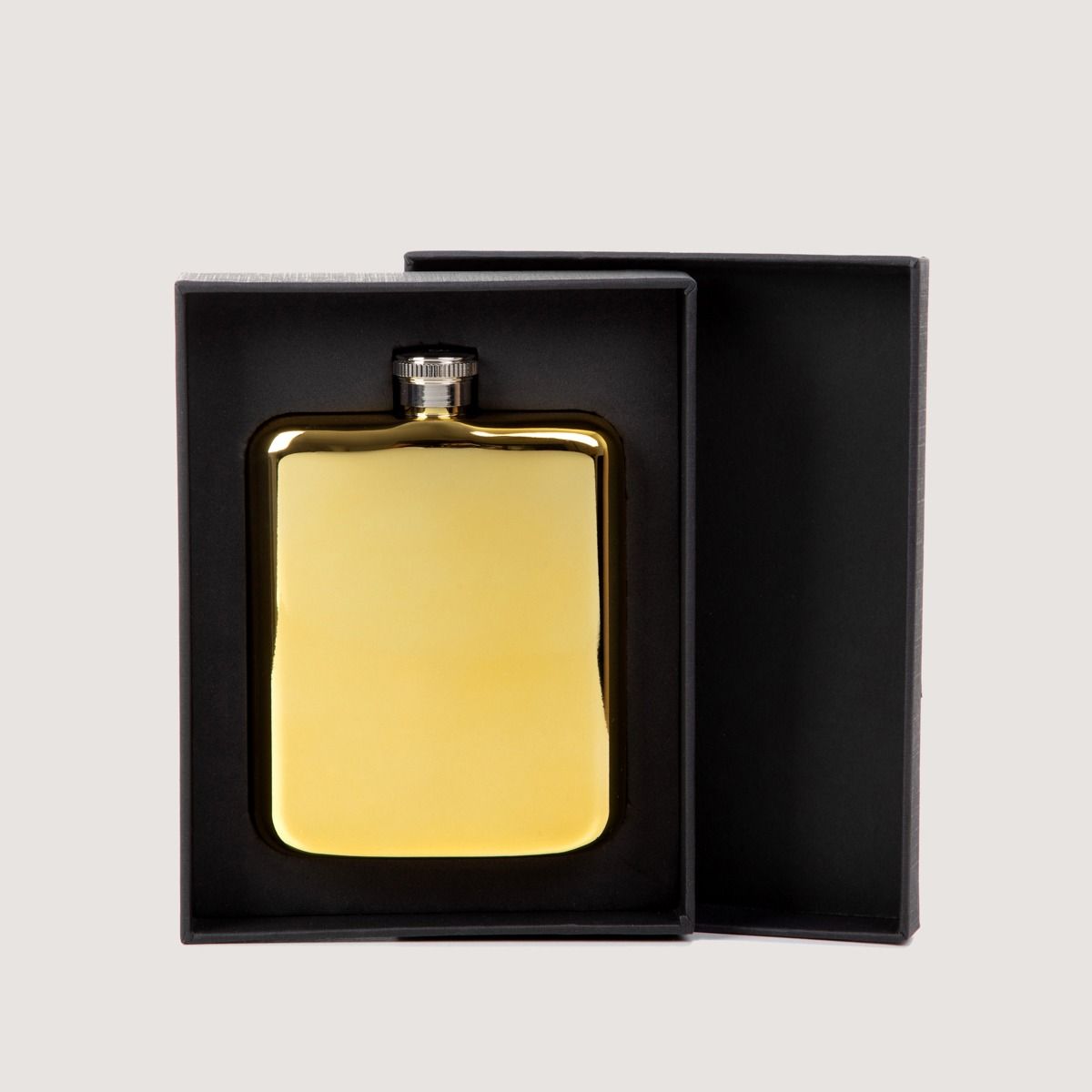 Piersiówka ALCOLE FLASK złota 0,2