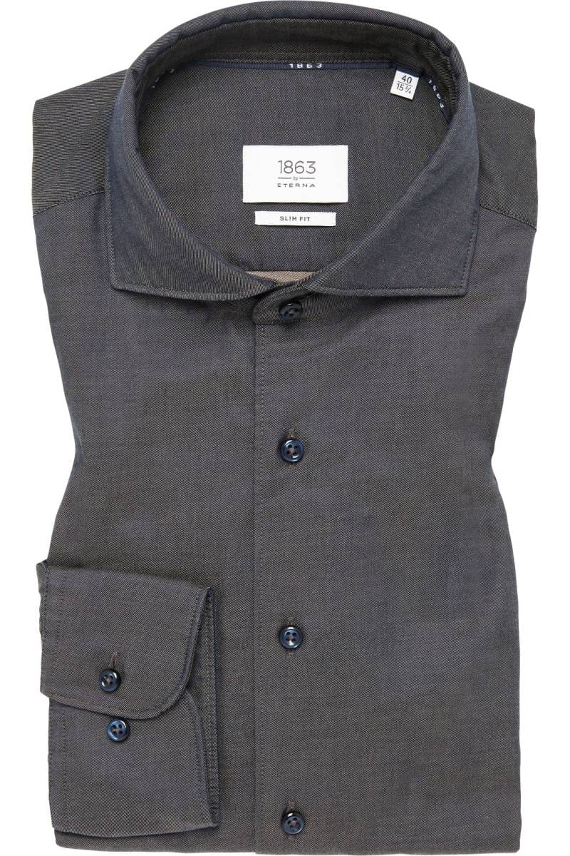 ETERNA 1863 Slim Fit Hemd mehrfarbig, Einfarbig