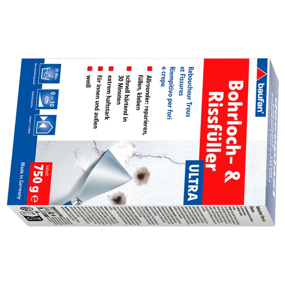 Spachtel, 750 g, weiß
