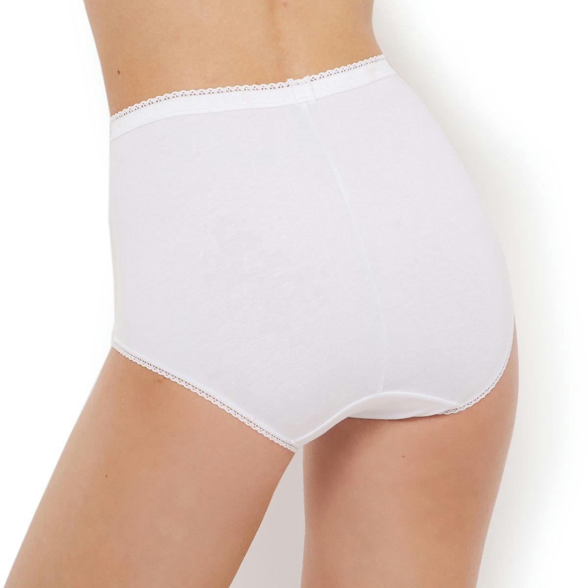 Lot de 2 culottes maxi coton et dentelle