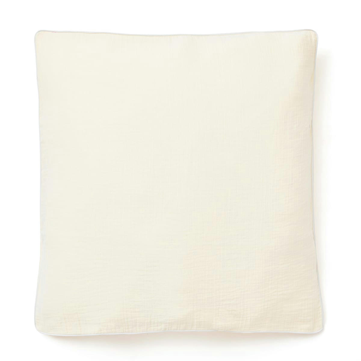 - Taie d'oreiller en gaze de coton camel (65x65cm)