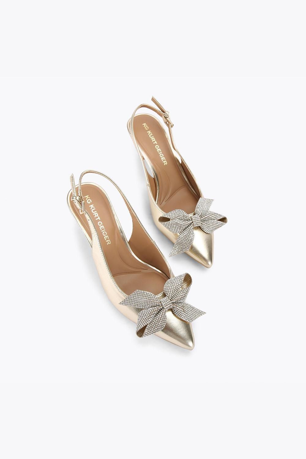 KG Kurt Geiger Tilly Bow Gem' Heels
