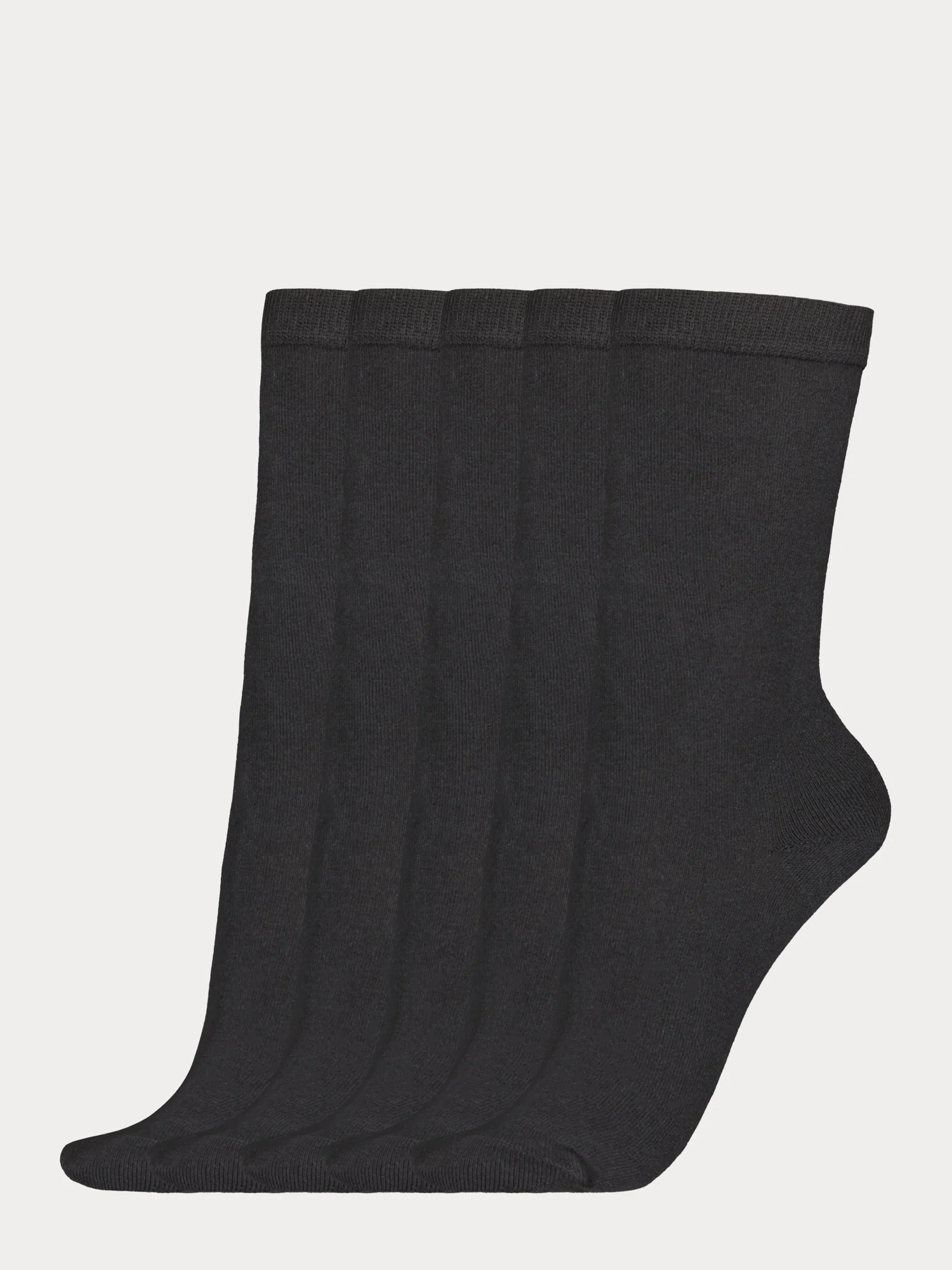 COTTON BASIC nilkkasukat, 5 paria - musta