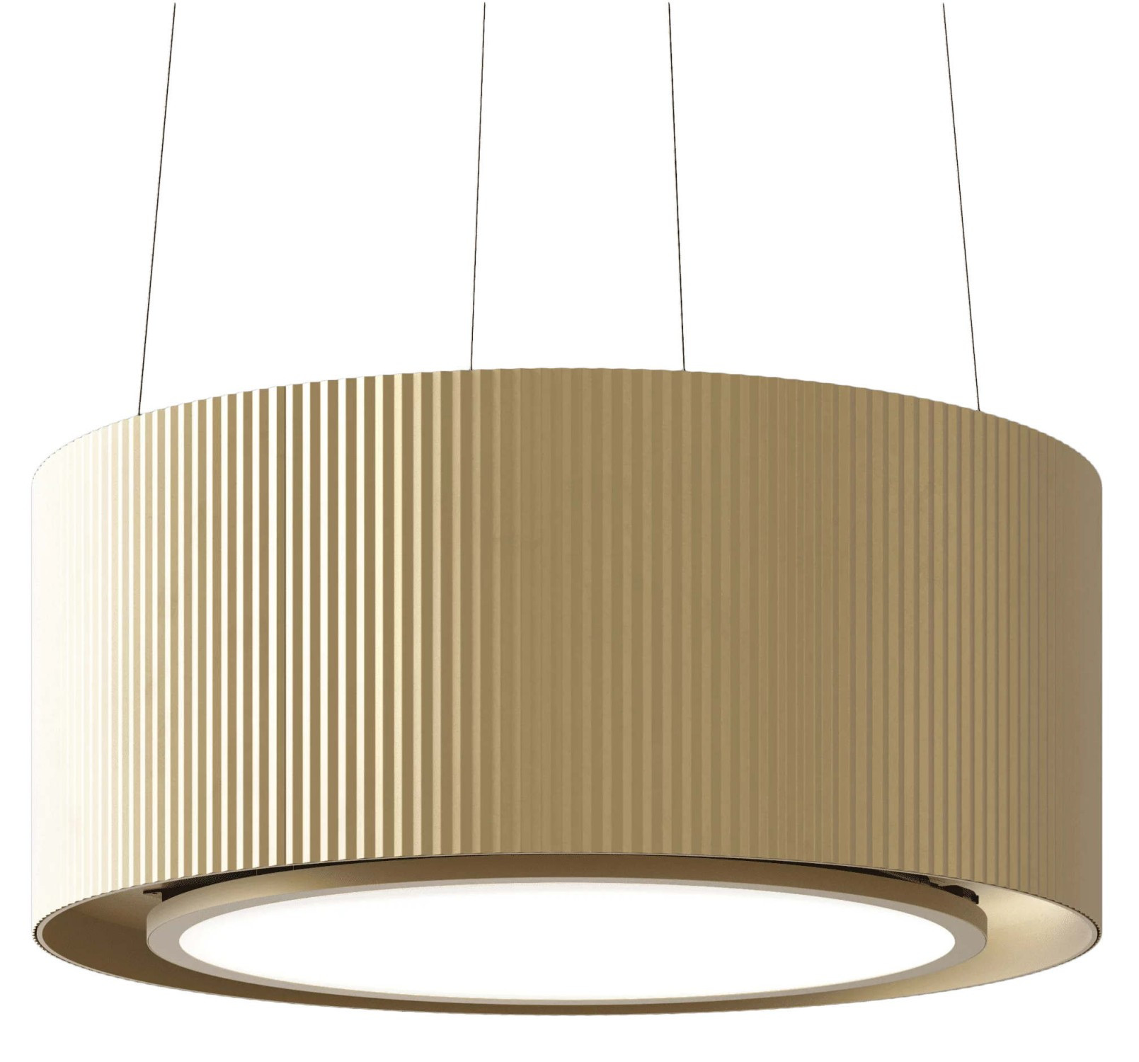 Okap wyspowy CIARKO DESIGN Mono Light Gold 60