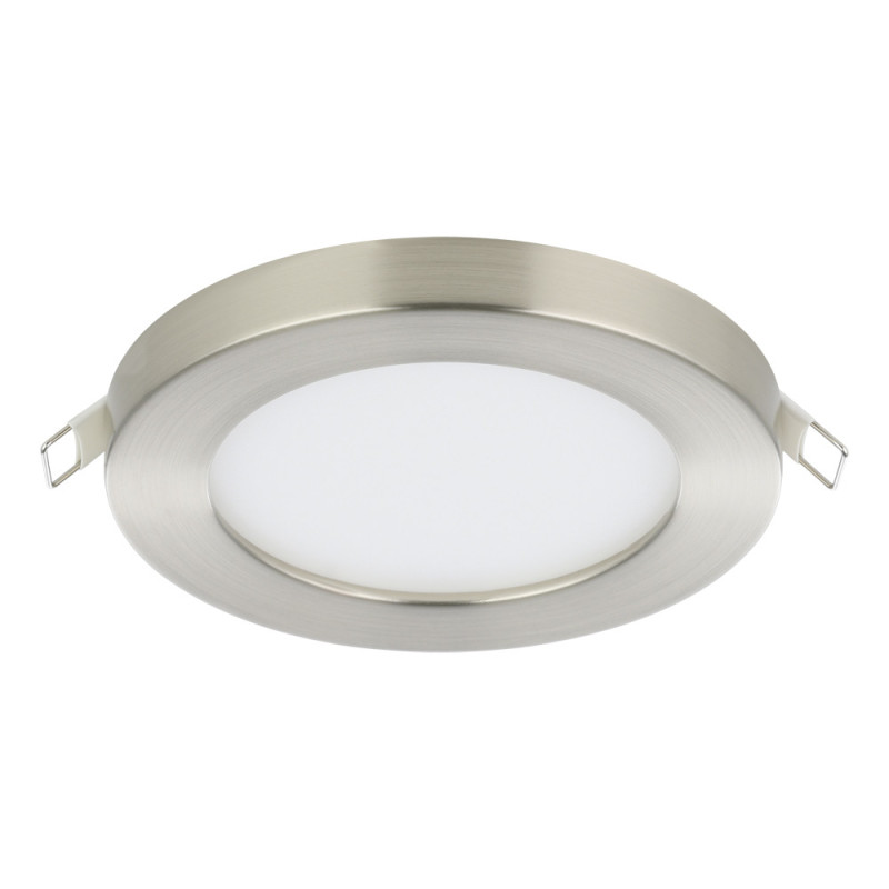 Spot encastrable LED Fueva Flex nickel blanc neutre IP20 700 lm 5,5 W EGLO