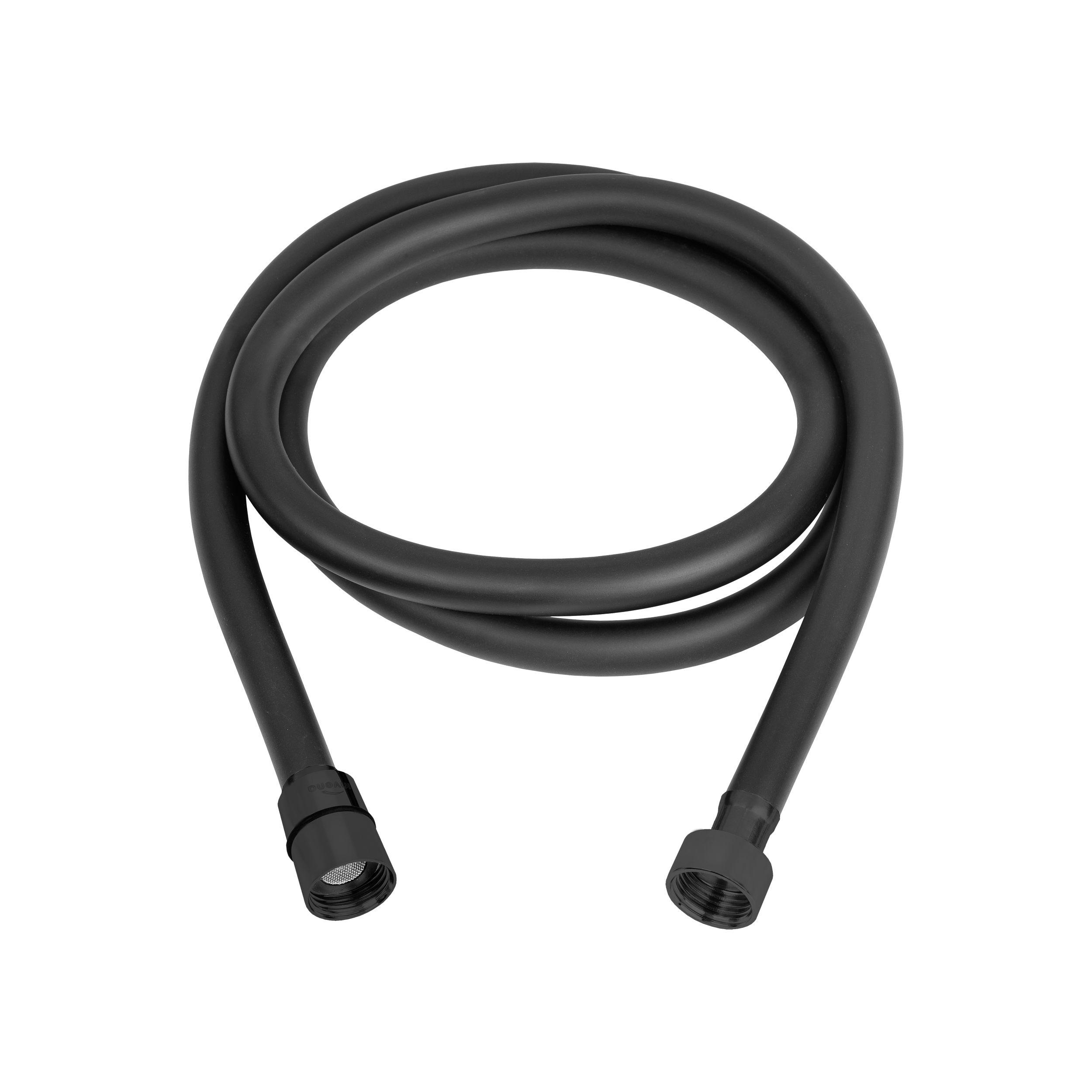 Wąż prysznicowy Invena Dark węże 150 cm, czarny, PVC, Anti-t