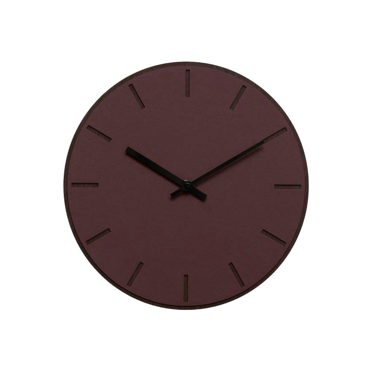 - Horloge murale en linoléum rouge D28cm