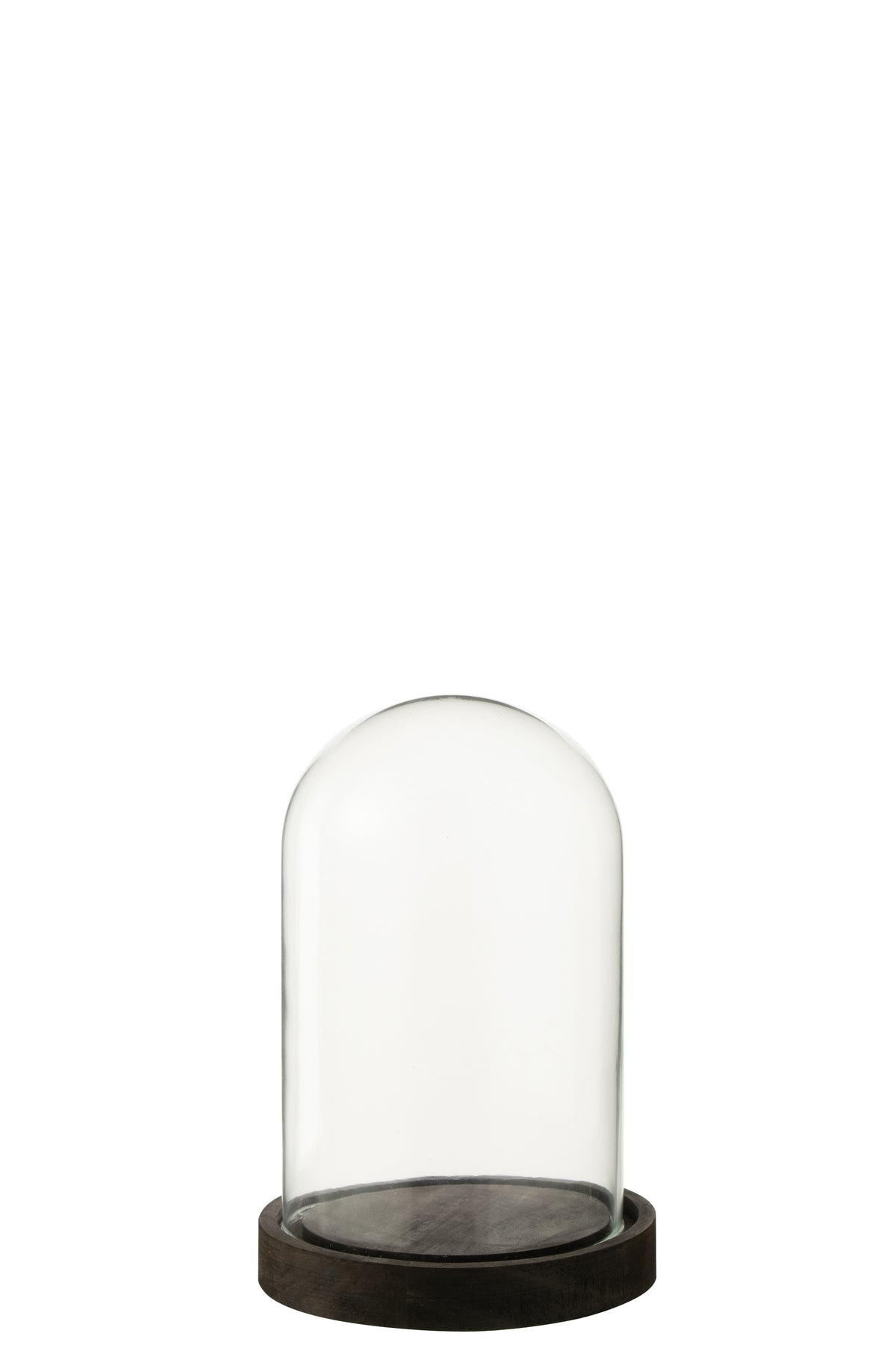 J-Line Decoratieve stolp - glas - donkerbruin - small