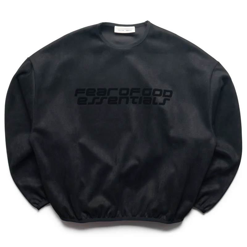 Fear Of God Essentials Modern Crewneck Sweatshirt - Vintage Black