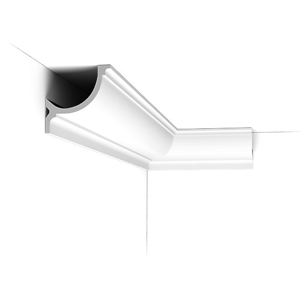 C902 Corniche plafond pour éclairage indirect Orac Decor - 10x10x200cm (h x p x L) - Carton complet