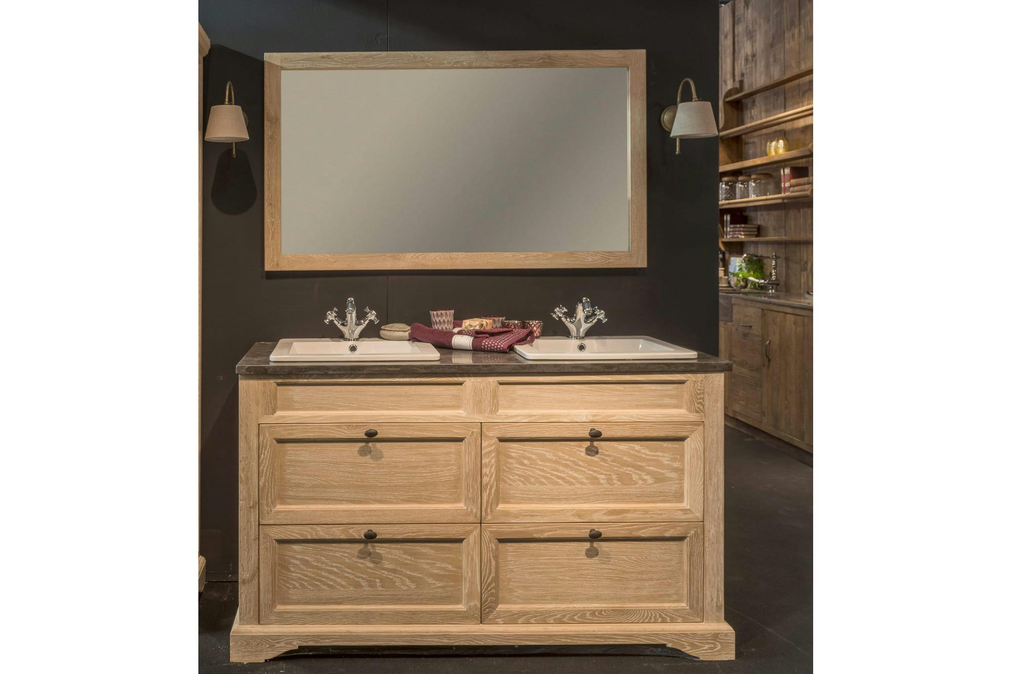 VIENNE - Miroir de salle de bain L140