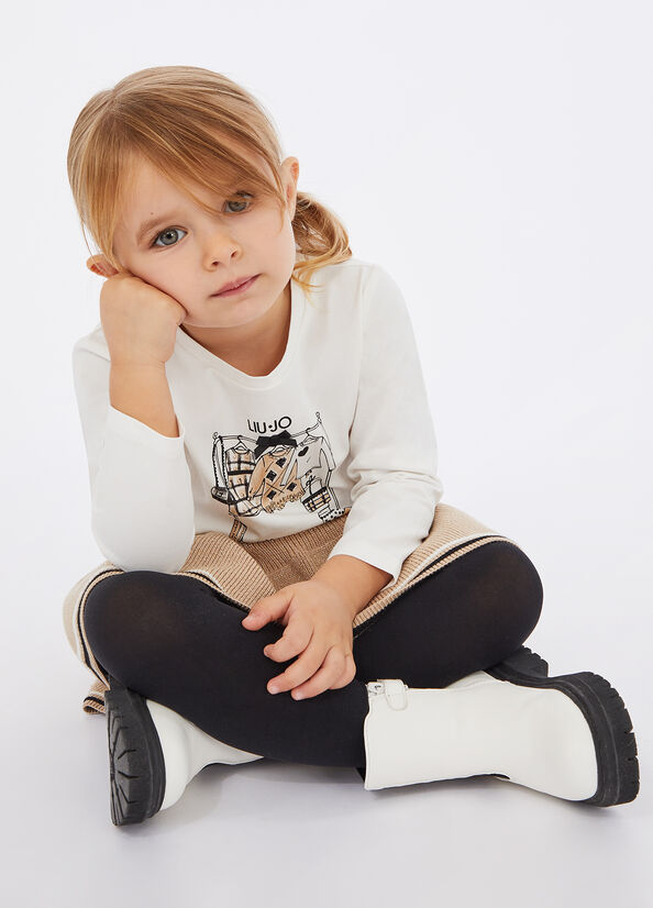 T-shirt in cotone con stampa