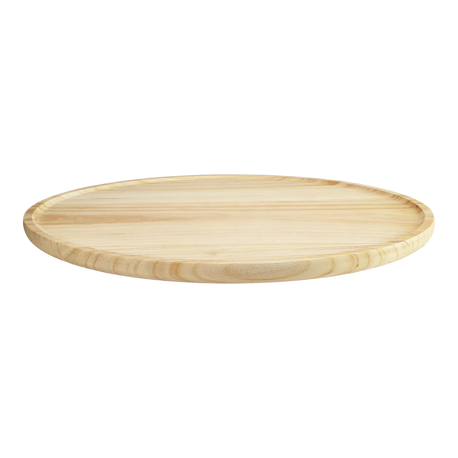 Deko-Tablett Woody Beige, ⌀ 50 cm, H 15 mm
