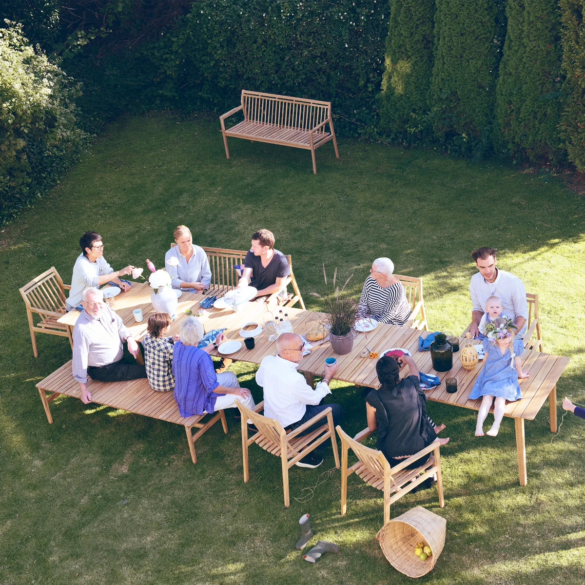 FDB Møbler - Erweiterung für Gartentisch M2 - M3