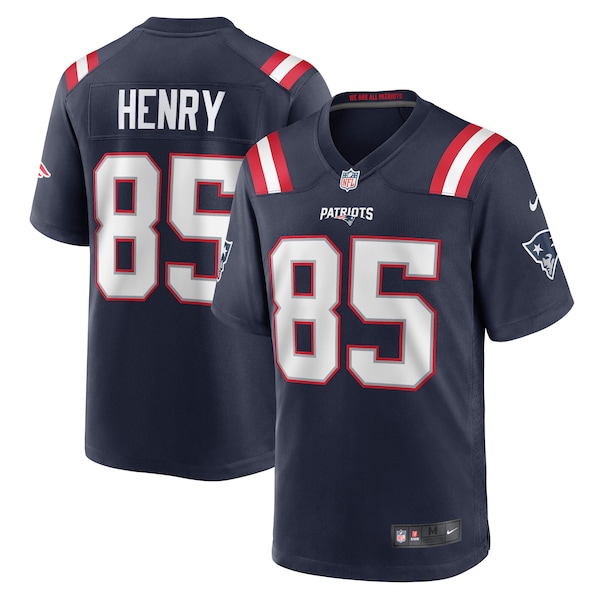 Hunter Henry New England Patriots Nike Team  Game Jersey -  Navy