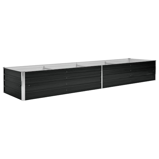 NNEVL Garden Raised Bed Anthracite 320x80x45 cm Galvanised Steel