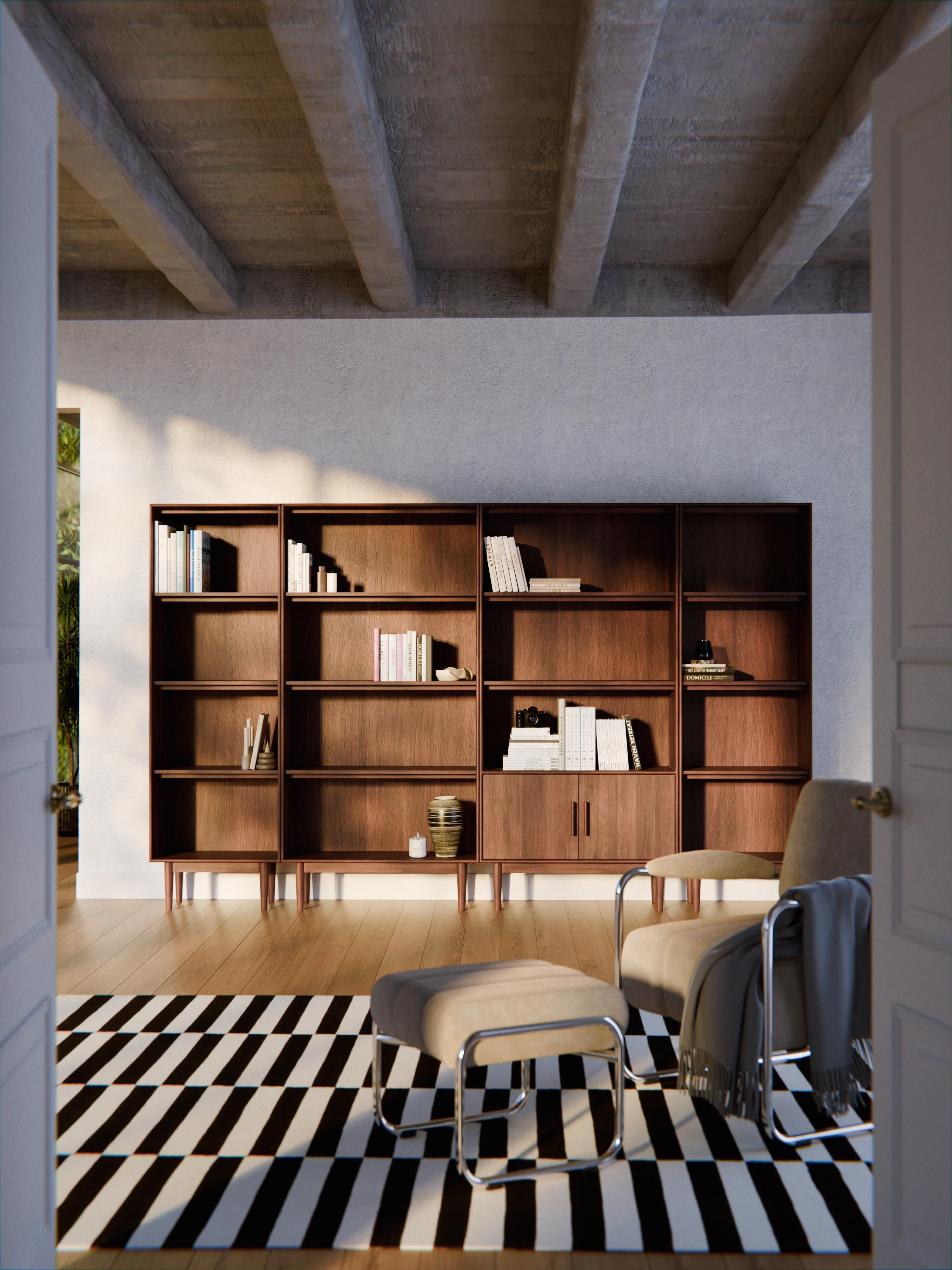 Hohes Regal Paul aus Mangoholz