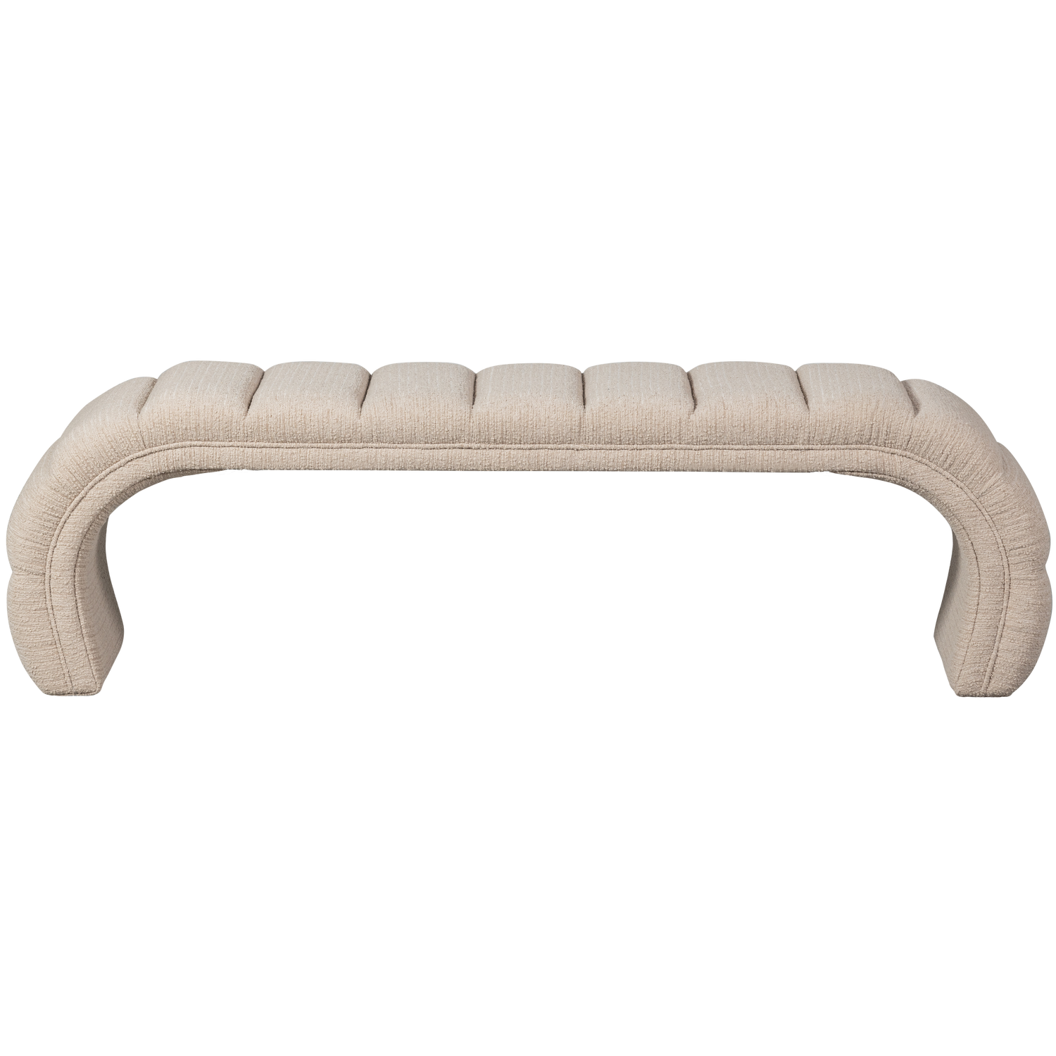 WOOOD bankje Traffic - Stof - Naturel - 47x163x51