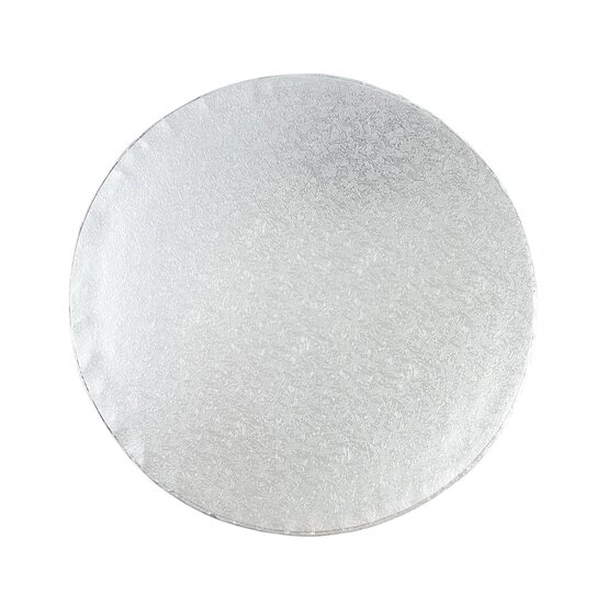 Silver Round Cake Drum 8 Inches