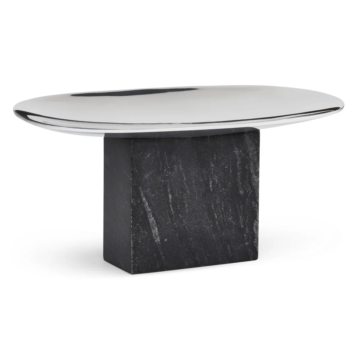 Gejst - Sapoto Tablett, 12 x 25 cm, schwarz / chrom