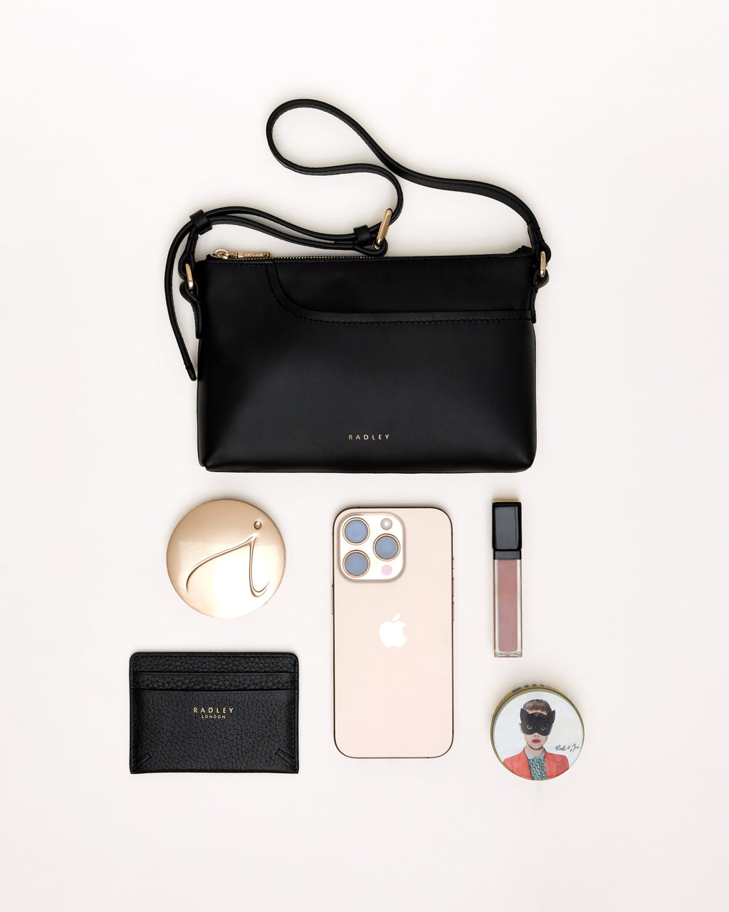 Pockets - Mini Ziptop East-West Shoulder Bag