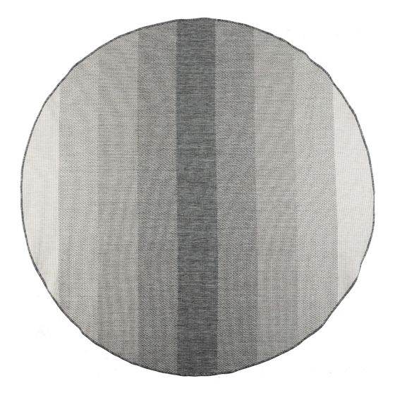 Interieur05 Rond Buitenkleed Boa - Grijs/Wit - Dubbelzijdig - EVA Interior