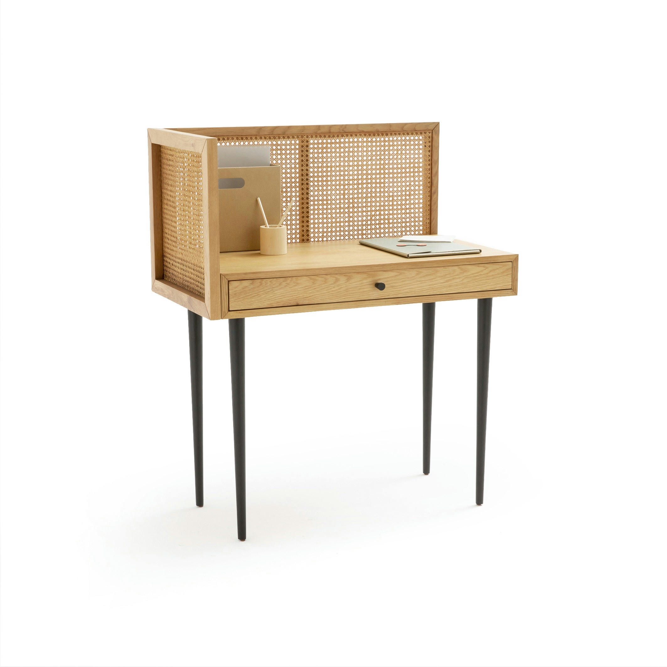 Bureau vintage en cannage, Waska