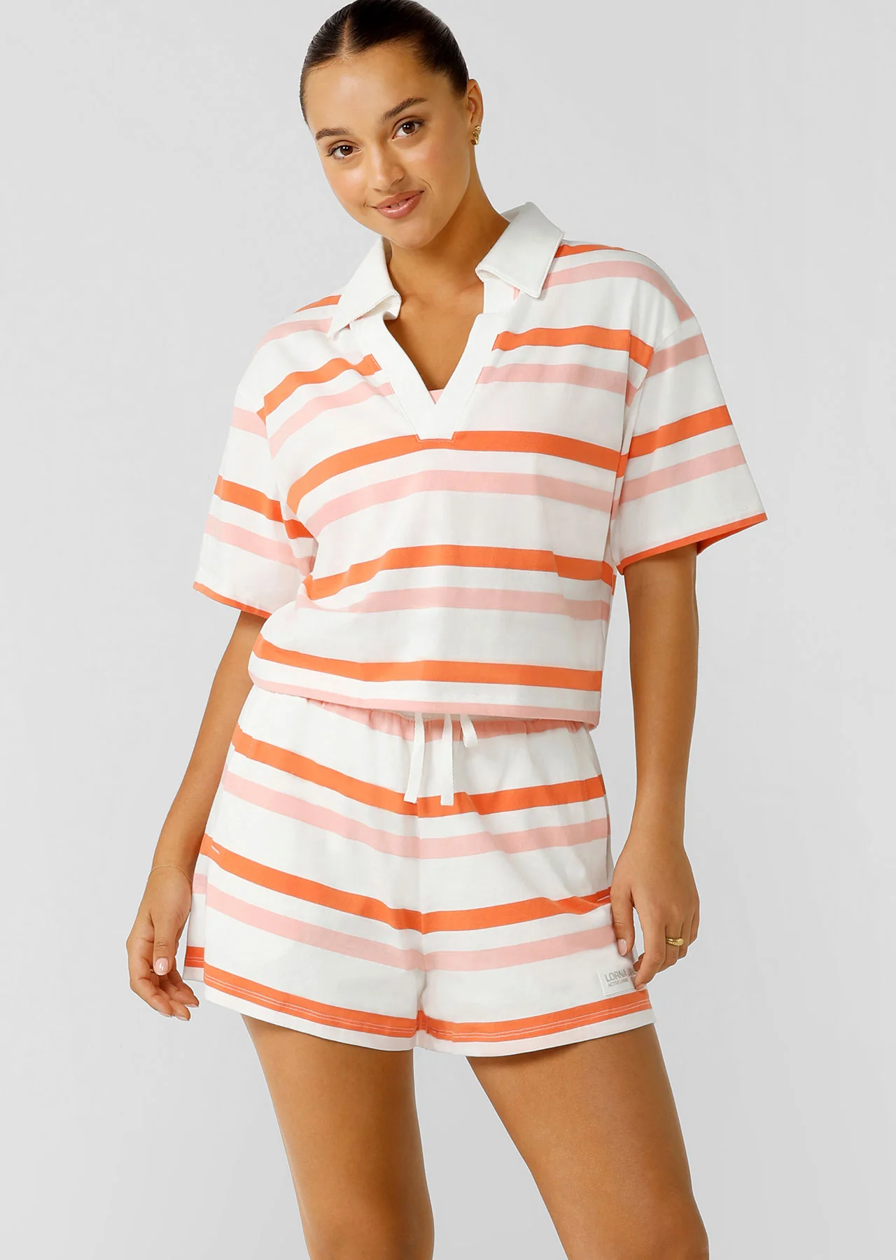 Tropicana Stripe Rugby Top