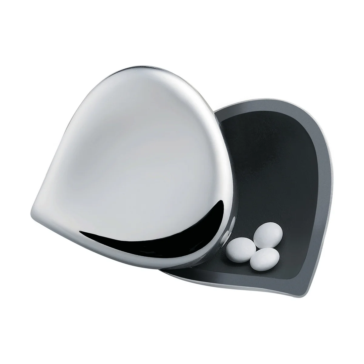 Alessi - Chestnut Pillendose, Edelstahl