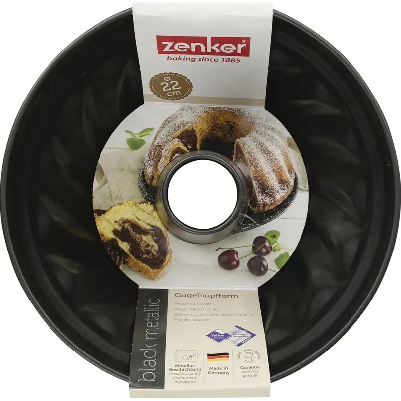 Gugelhupfform Black Metallic