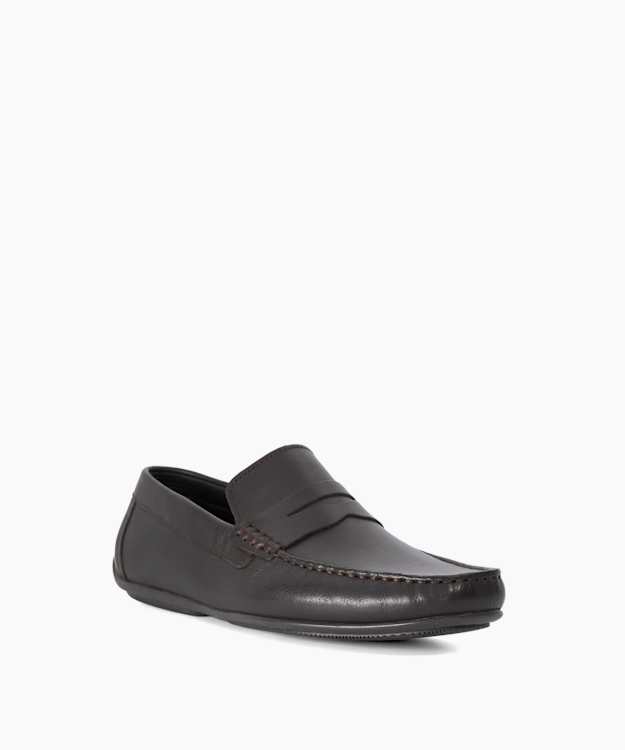 Blimes Brown - Leather Driver Sole Moccasins