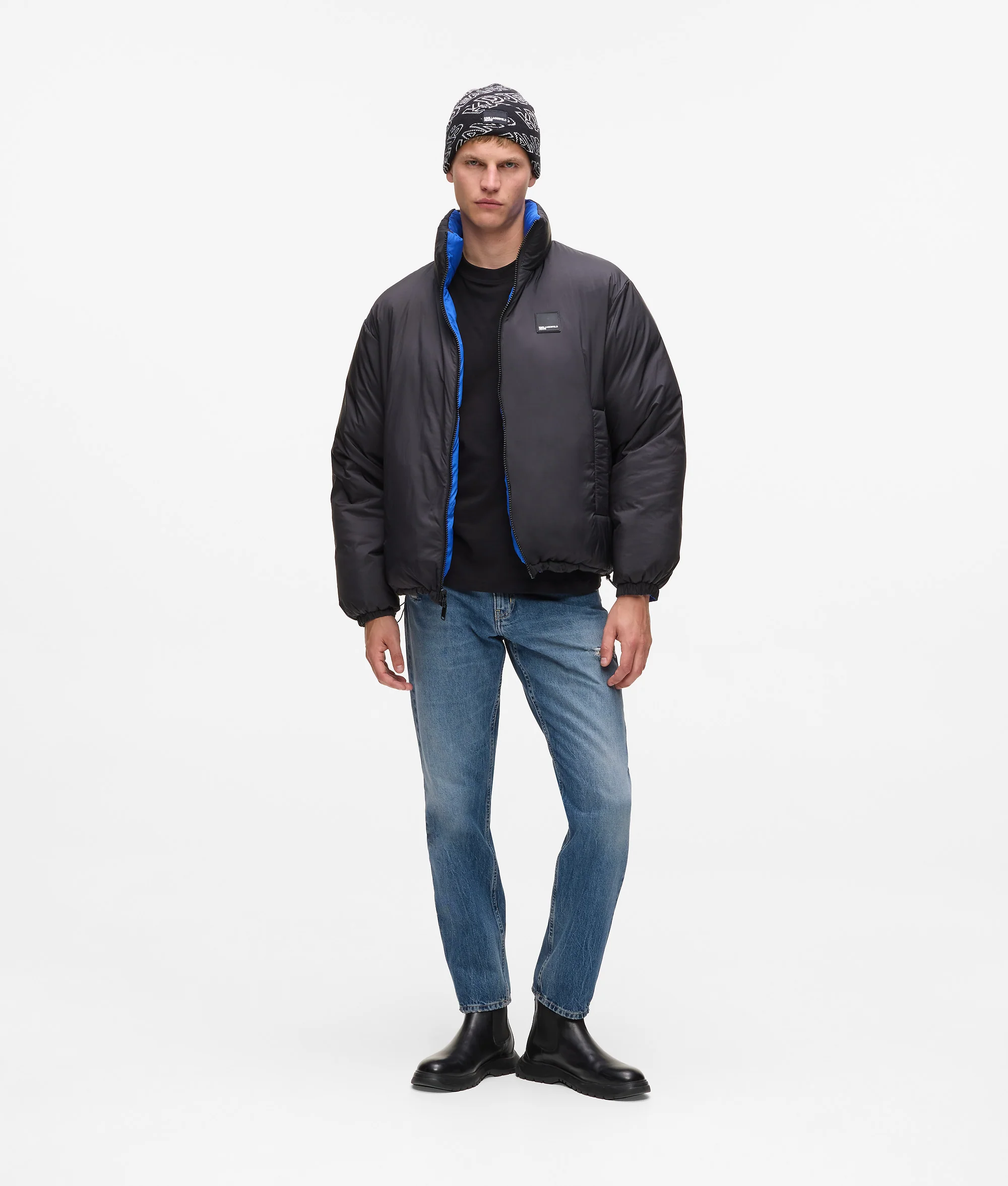Veste matelassée réversible