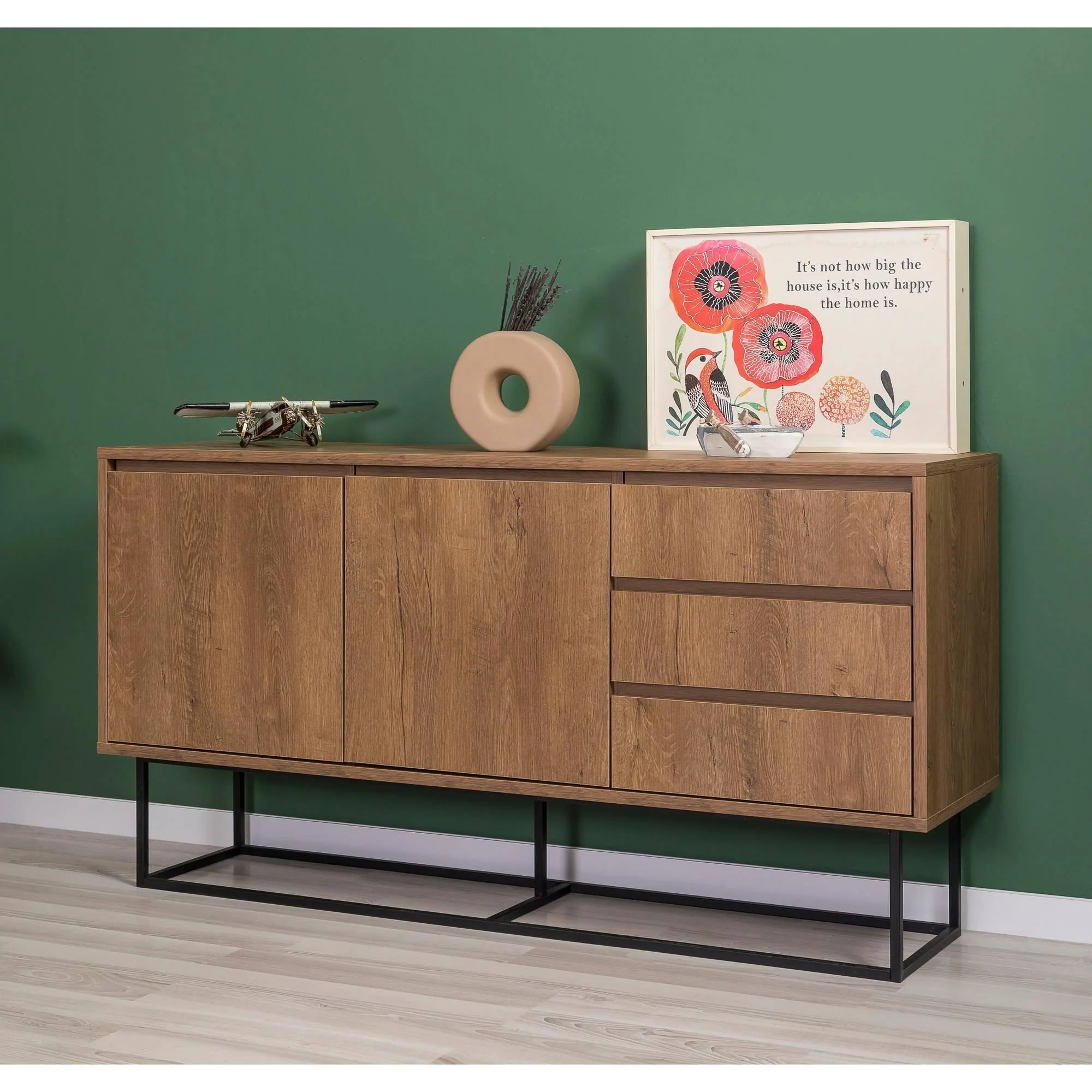 Set van TV-meubel en dressoir Laxus