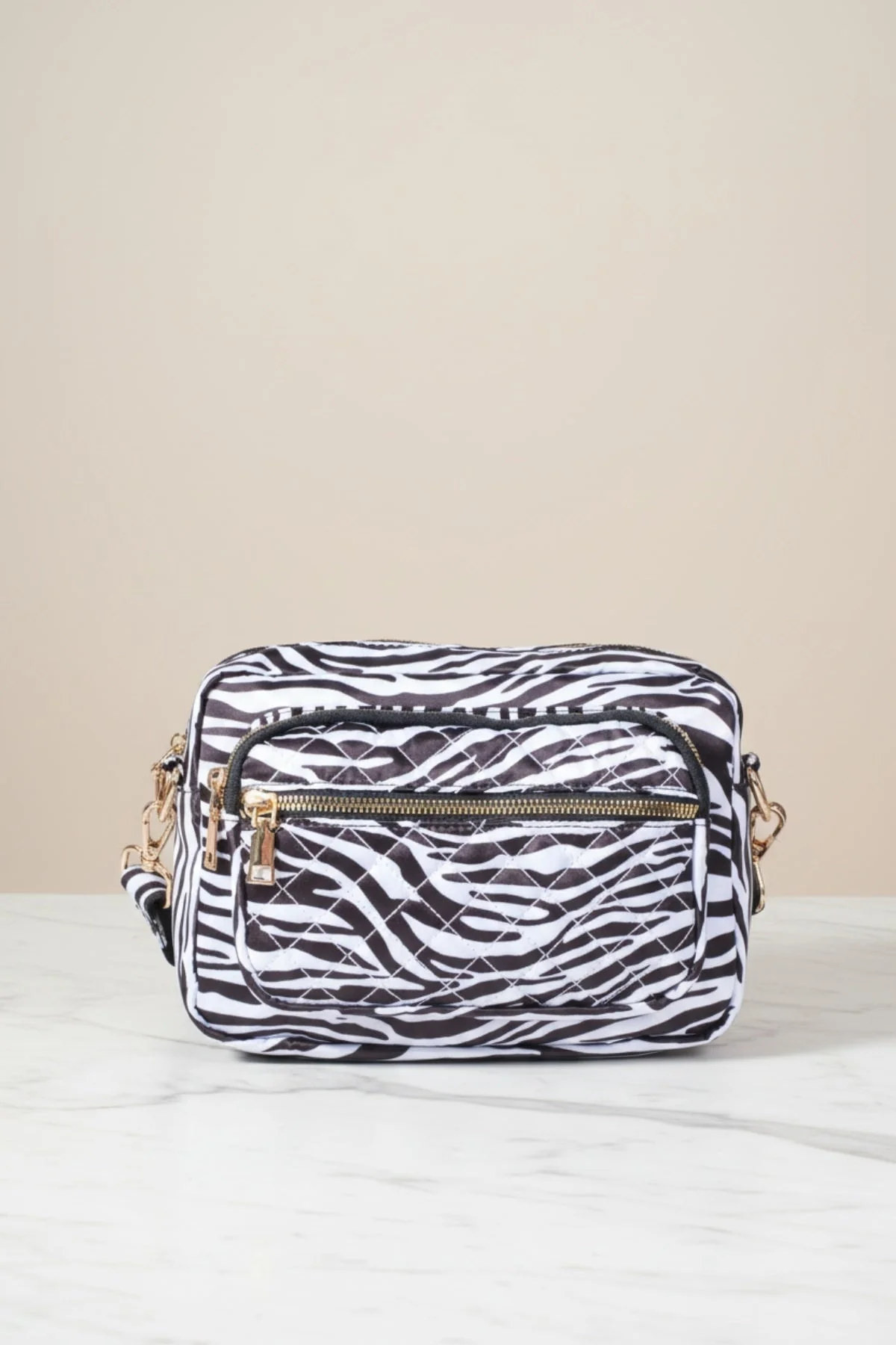 Black Zebra Camera Bag