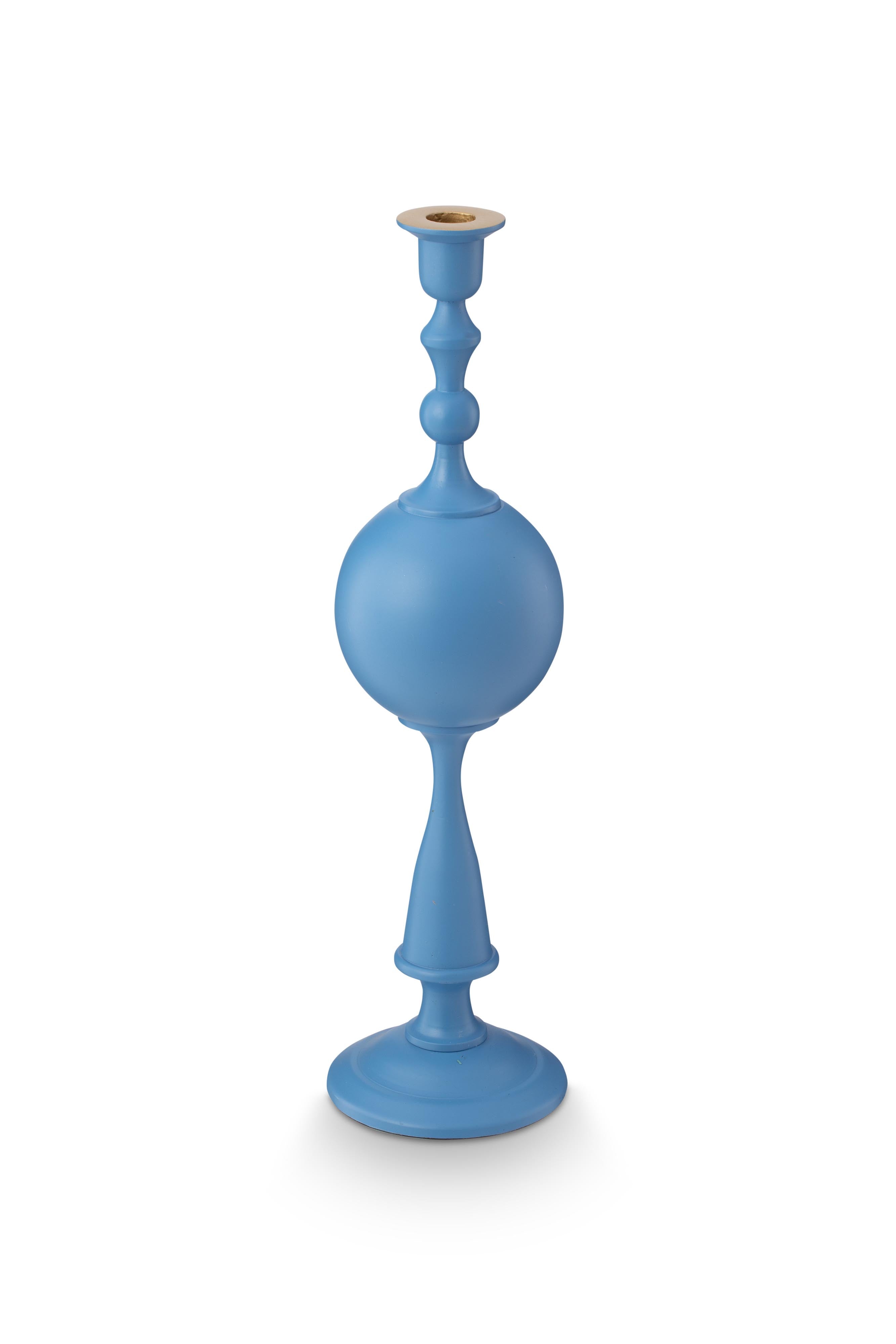 Pip Studio Kandelaar Sphere - Metaal - Lichtblauw - 44cm