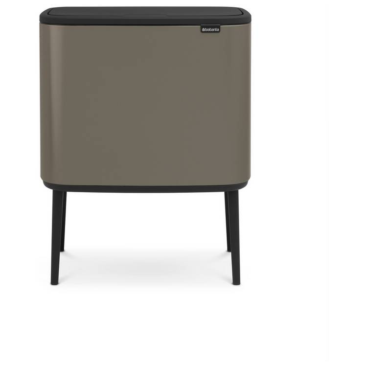Brabantia Bo 11   23 Litre Touch Top Bin - Dark Grey