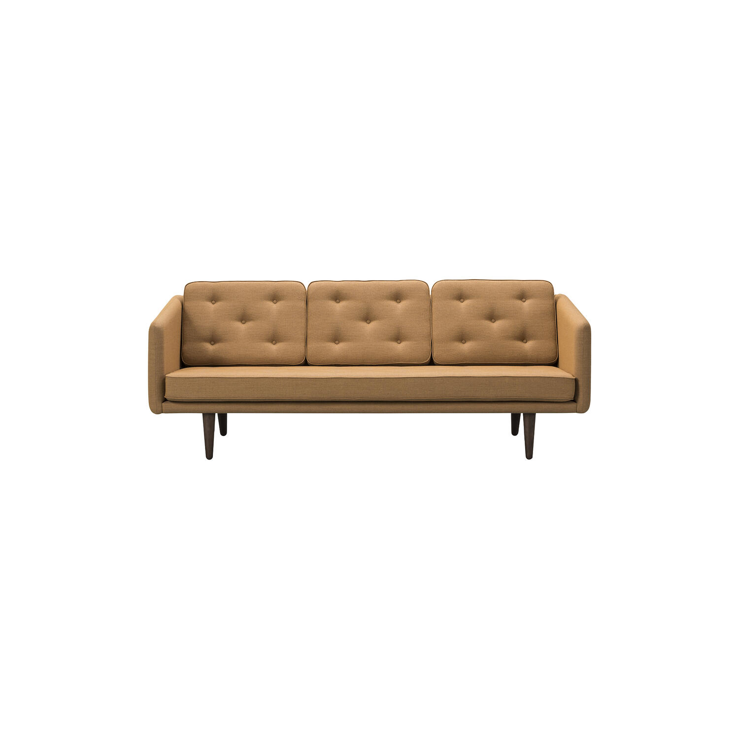 No. 1 3-pers. sofa, Fiord 451/røget eg