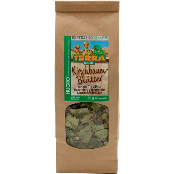 Kräuter- / Blütenmischung »Terra Hugro«, 50 g, Kirschbaumblätter